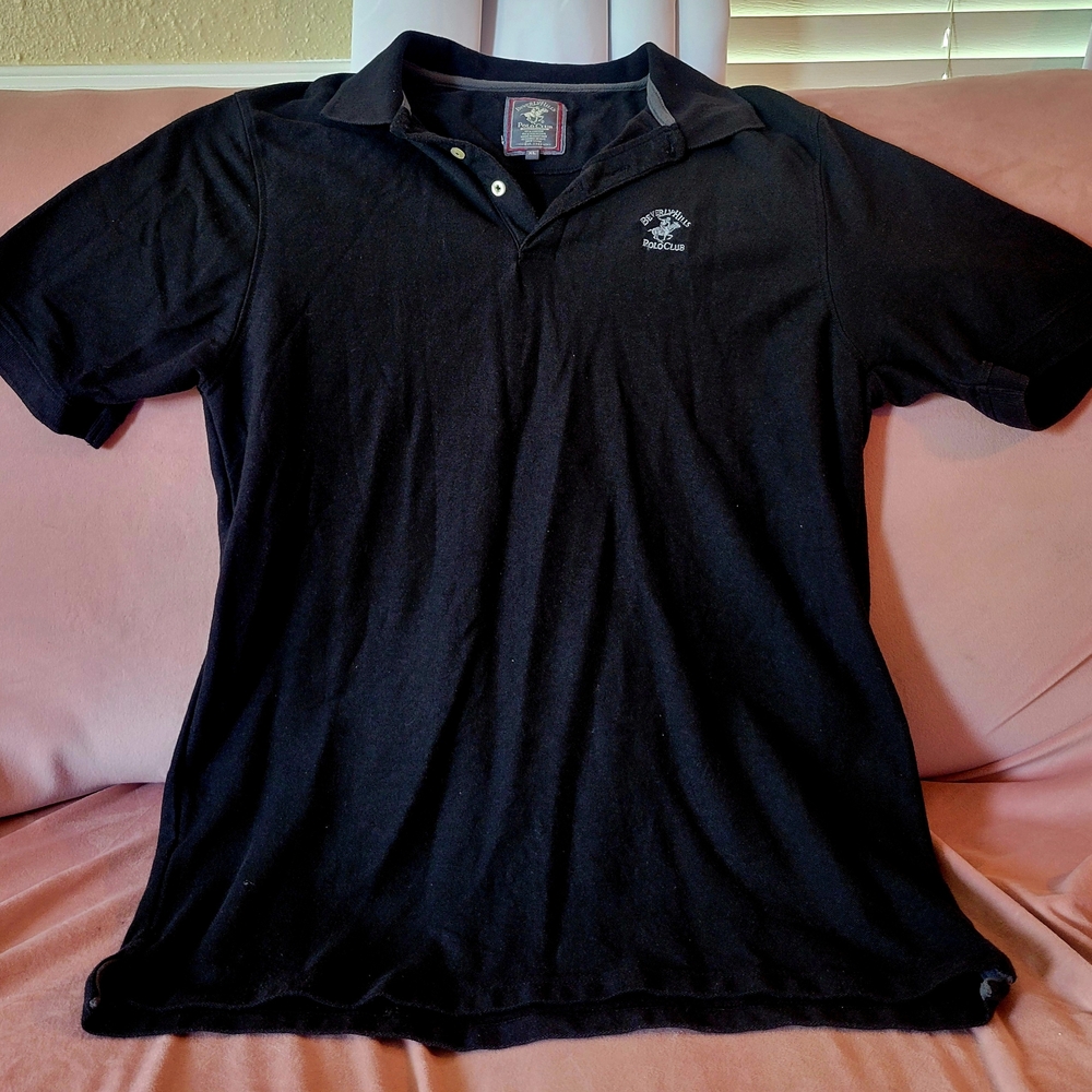 Men's Black Polo Shirt